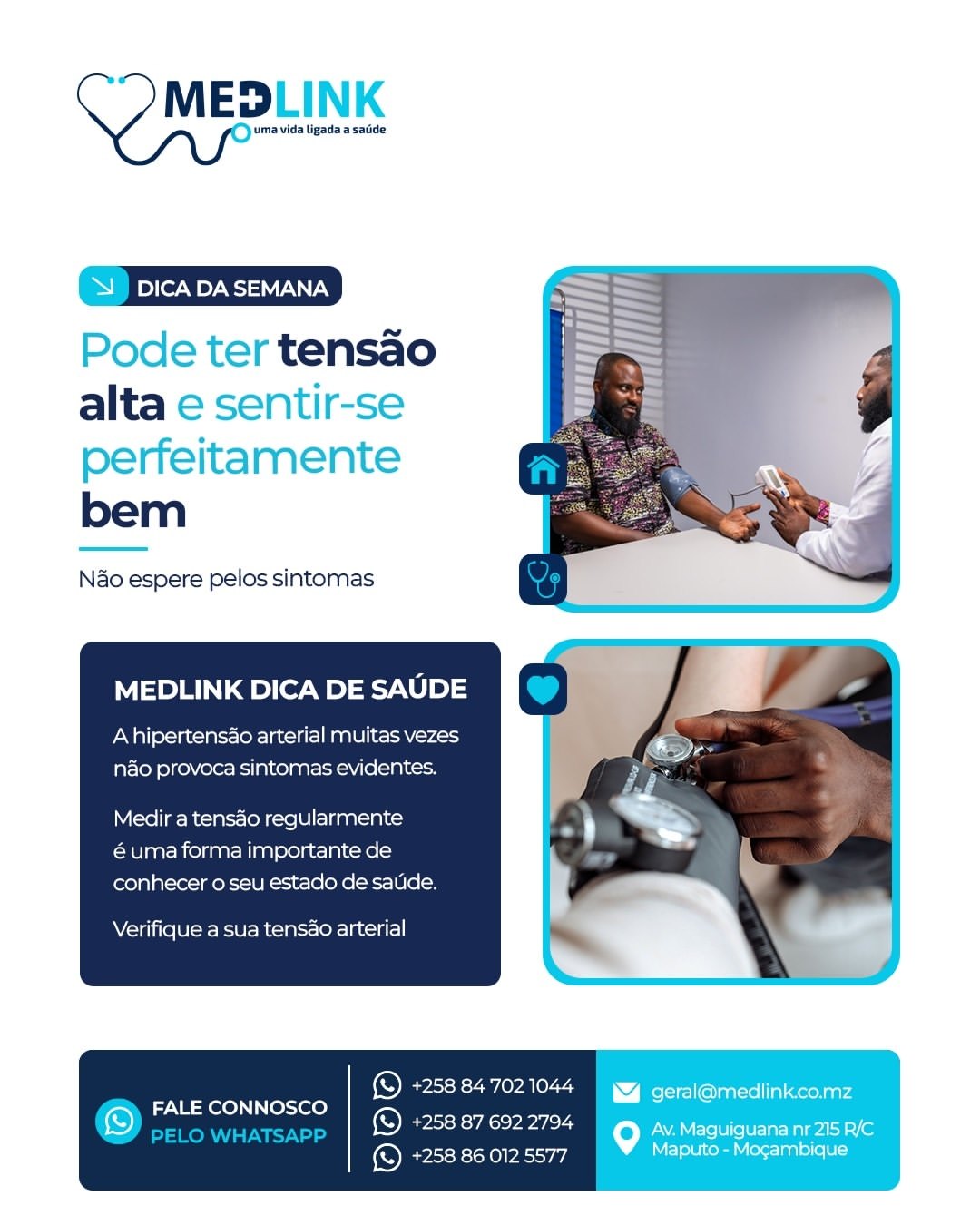 Publicação Medlink: tensão alta